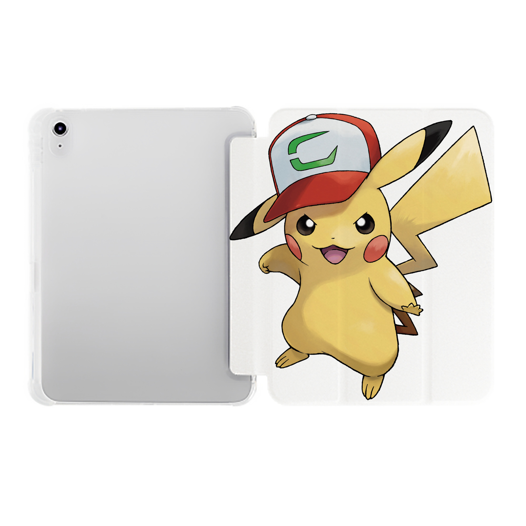 （画像用） ポケットモンスター Pokémon IPad ケース ペン収納付き 三つ折りスタンド PUレザー×シリコン 対応機種9.5/10.5/10.9インチ